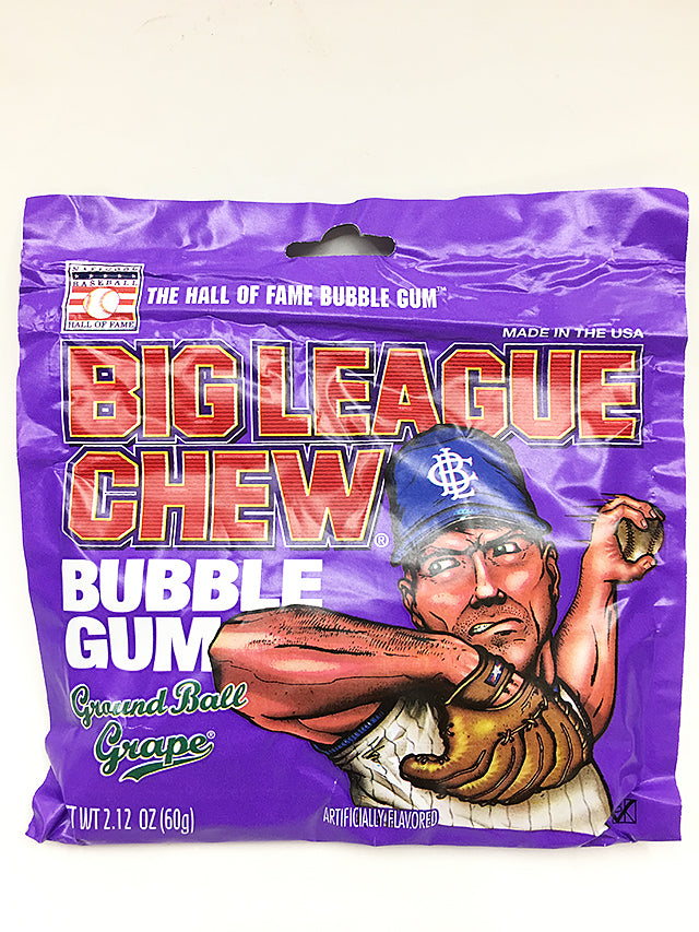 Big League Chew The Hall of Fame Bubble Gum Bubble Gum, Big League Chew, Blue Raspberry - 2.12 oz