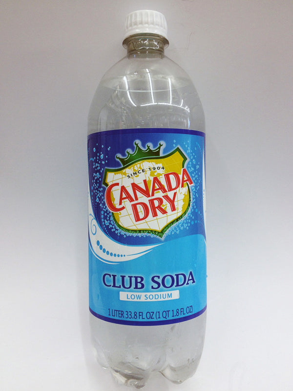 AGUA MINERAL CANADA DRY CLUB SODA 1 LT.