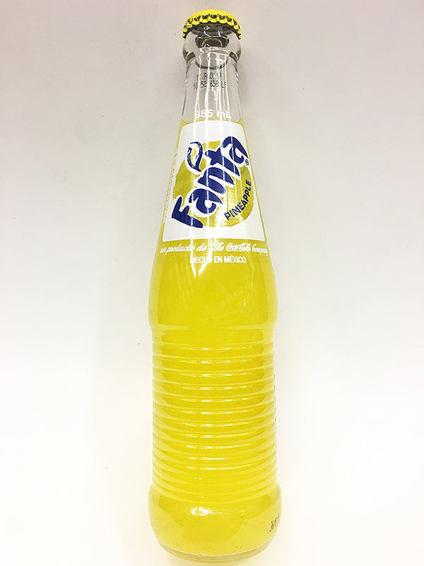 Fanta Orange Mexico Fruit Soda Pop, 355 ml Glass Bottle 