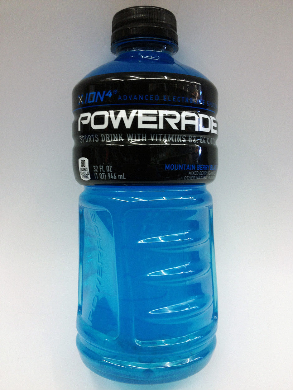 Powerade Blue Squeeze Bottle 32oz
