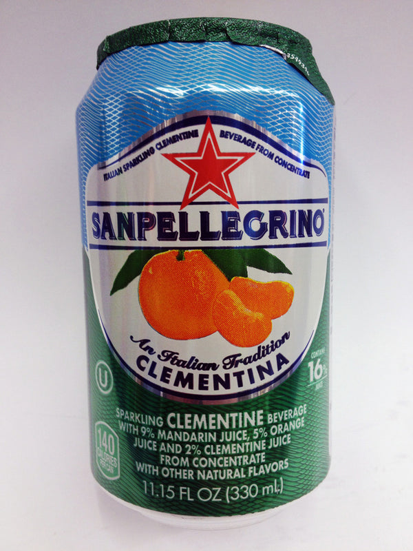 Mel & Rose  San Pellegrino SAN PELLEGRINO CLEMENTINE SODA CAN 330M